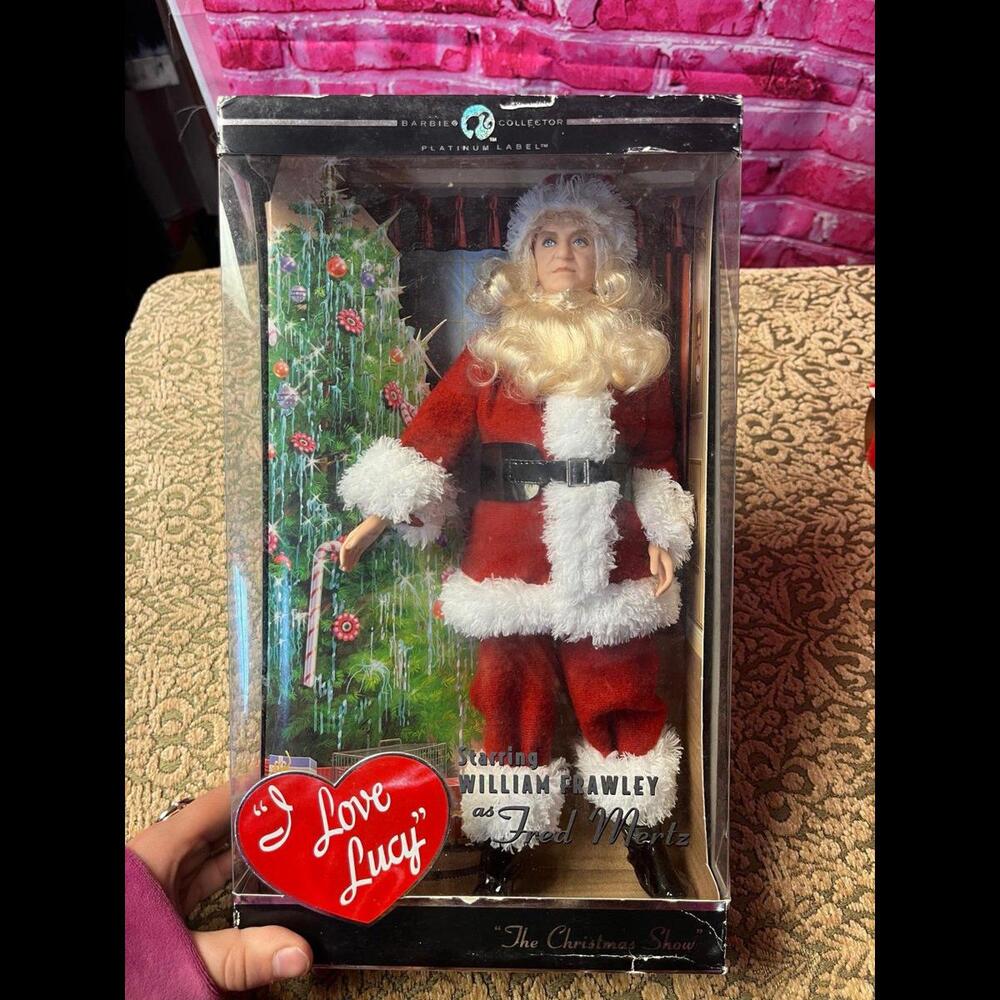 I Love Lucy Fred Mertz The Christmas Show Doll (Platinum Label Barbie) (NEW)